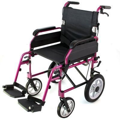 Standard Light Weight Comfortable Elderly Aluminum Manual Wheelchair