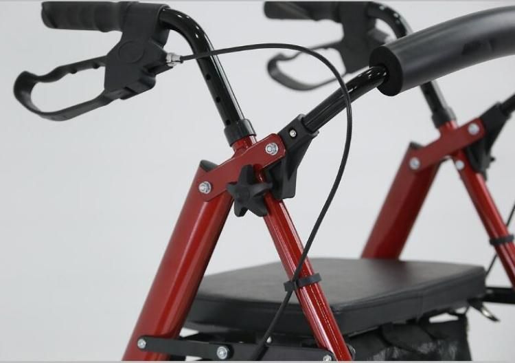 2020 Medical Equipment Outdoor Aluminum Rollator Walker for Disabled