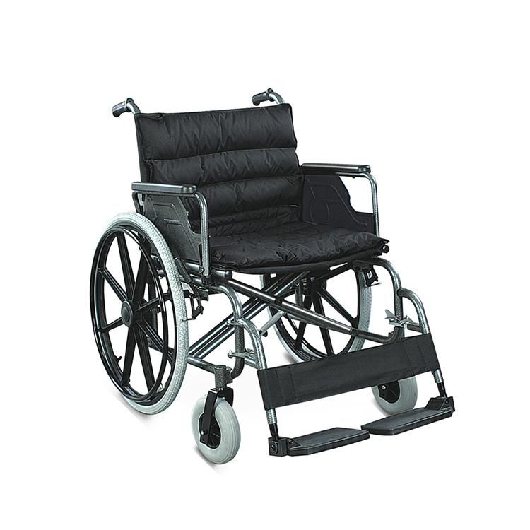 Topmedi Steel Foldable Economic Cheapest Wheelchair for Handicapped
