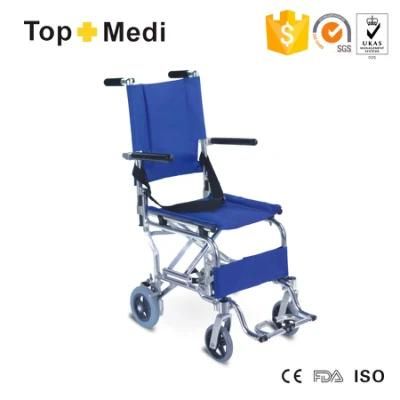 Topmedi 2022 Aluminum Foldable Light Weight Travel Manual Wheelchair