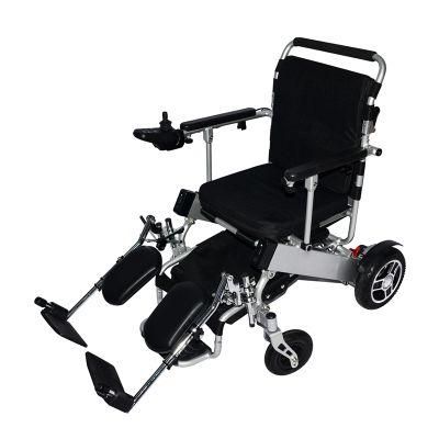 Light Hospital Foldable Electric Wheelchair with Leg Rests