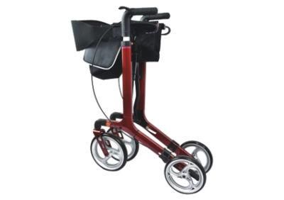 Factory Direct Sale Portable Walking Aids Lightweight Rollator with Shopping Bag Walker for Old People
