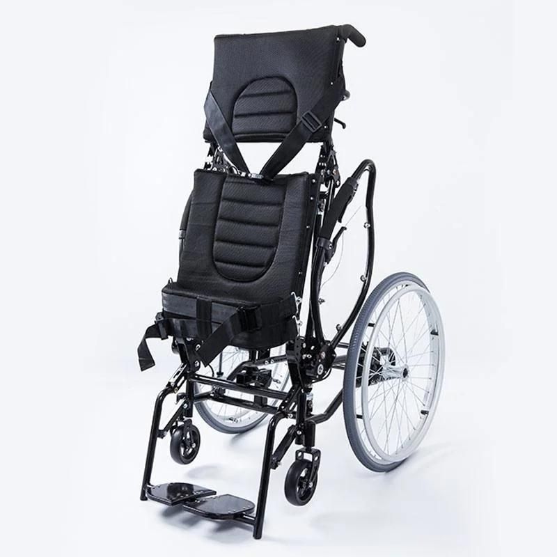Professional Standing Wheelchair Multi Functional Wheelchair for Disabled Rehabilitation Therapy Supplies