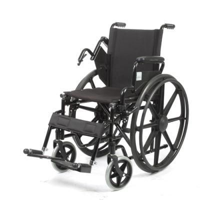 Alloy Frame Newest Arrival Steel Handicapped Wheelchair with CE Certificate