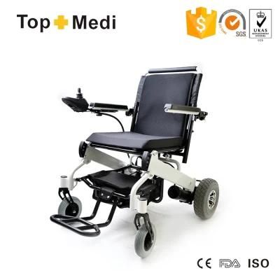 Tew007e Luxury Light Travel Folding Electric Lithium Power Wheelchair for Disabled