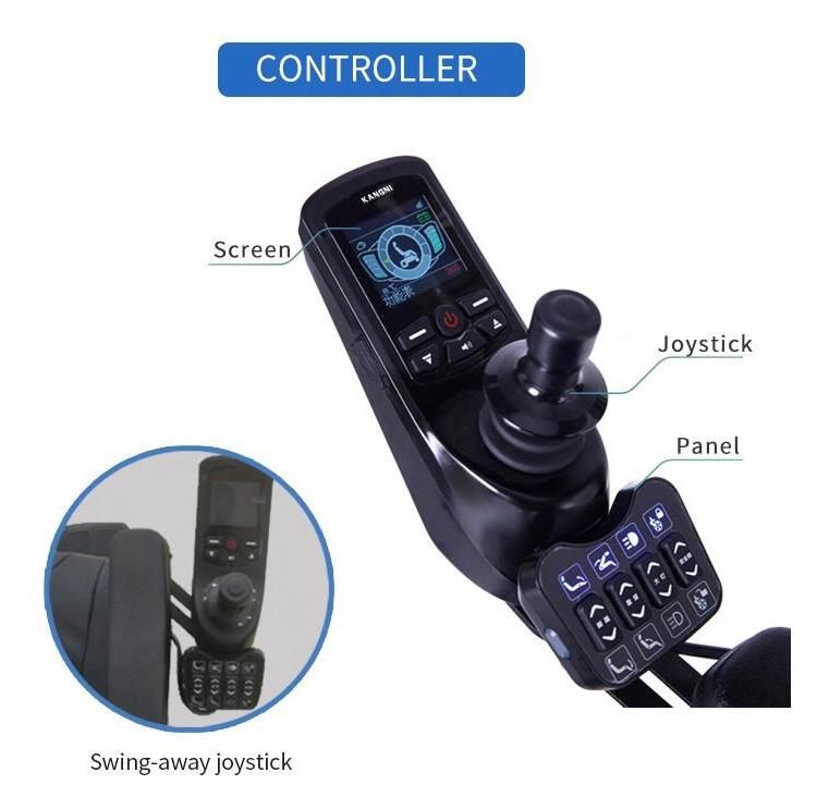 Pedal Length Self-Adaption Rotation Folding Power Wheelchair