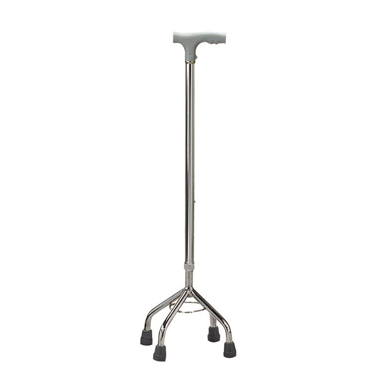 Adjustable Medical Quad Cane Four Leg Walking Stick Telescope