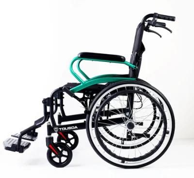 Manual Portable Wheelchair Fashion Leisure Wheelchair Taw977lf