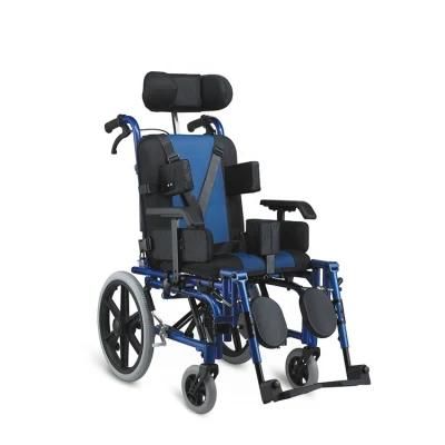 Reclining High Back Aluminum Manual Wheelchair for Children 7-14 Years