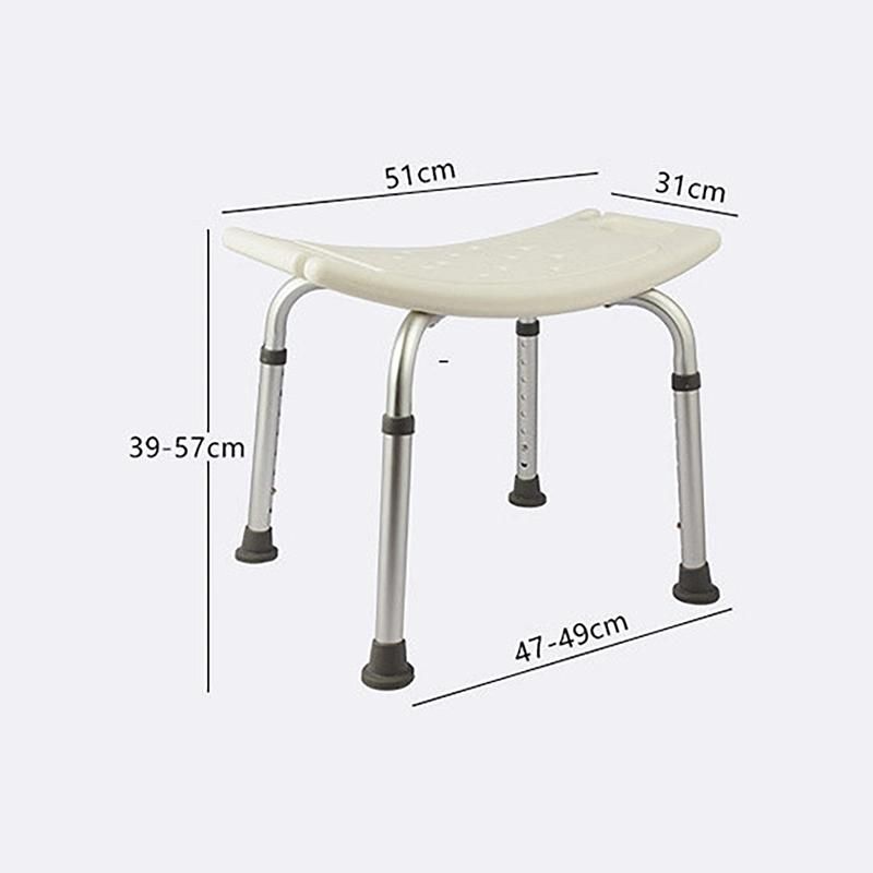 Shower Chair Simple and Convenient Bath Chair Adjustable Non-Slip Stool