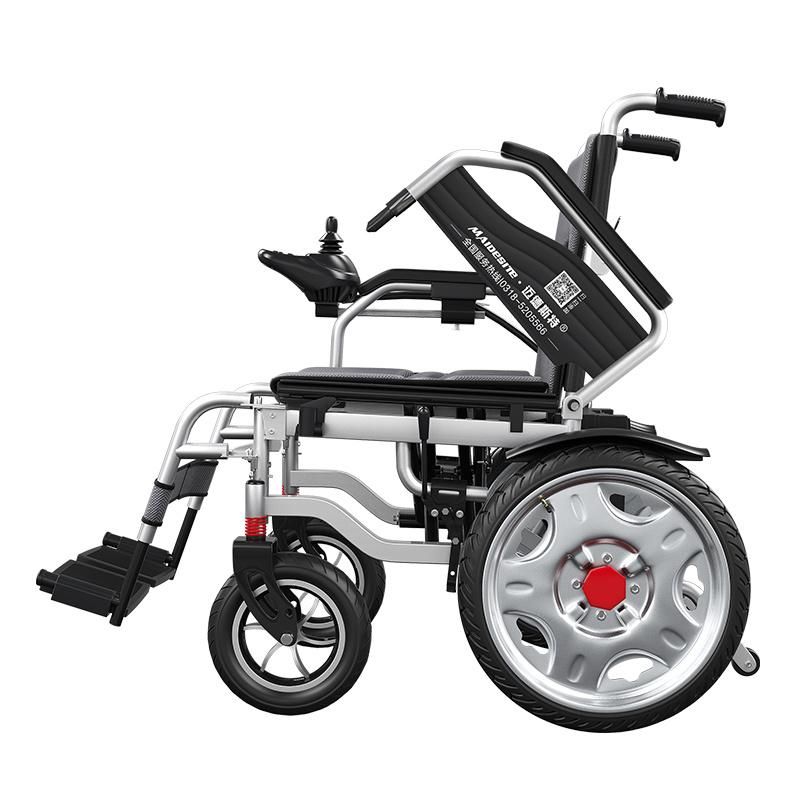 Hochey Medical Heavy Duty Aluminum Alloy Mobility Wheel Chair Battery Electric Sport Reclining Wheelchair for Adults