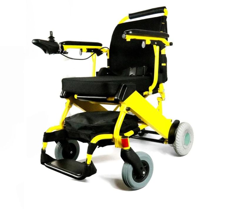 Aluminum Portable Lightweight Brushless Folding E Electric Wheelchair with Ce