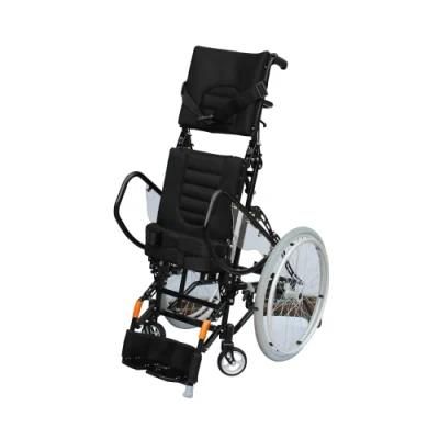 CE Approved New Steel Medical Equipment High Strength Disabled People Aluminum Folding Wheelchair ODM