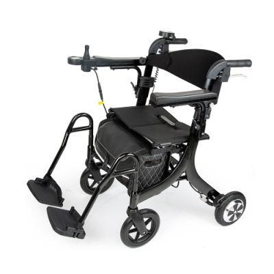 Lightweight Foldable Electric Wheelchair Walker Rollator for Elderly