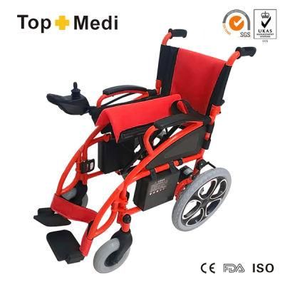 Topmedi China Supplier Foldable Electric Power Wheelchair Tew806D