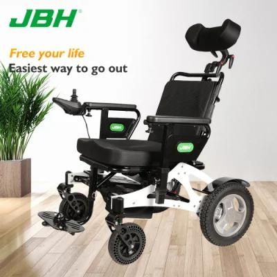 Aluminum Alloy Light Power Reclining Adjustable Control Electric Intelligent Wheel Chair