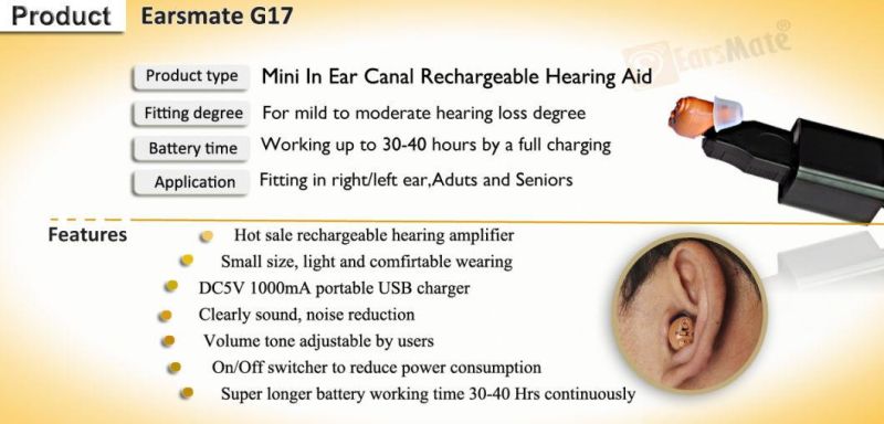 New Rechargeable Digital Micro Mini Hearing Aid