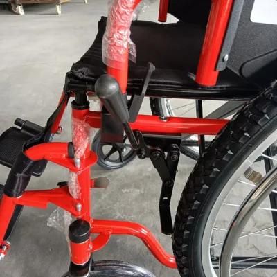 Manual Aluminum Lightweight Leisure Sport Wheelchair
