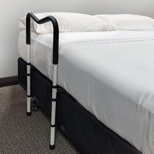 Wheelchair Assist- Steel Bed Assistance Rail W/Storage Bag Foam Handle Sabed Rail with Adjustable Handle