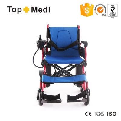 Topmedi Customized Power Wheel Chair Powered Electric Folding Wheelchair