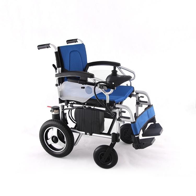 2020 Topmedi Lightweight Folding Electric Wheelchair for Elderly Disabled
