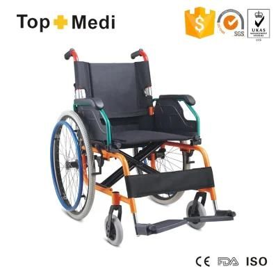 China Aluminium Alloy Hospital for Disabled People Folding Wheelchair with Good Service