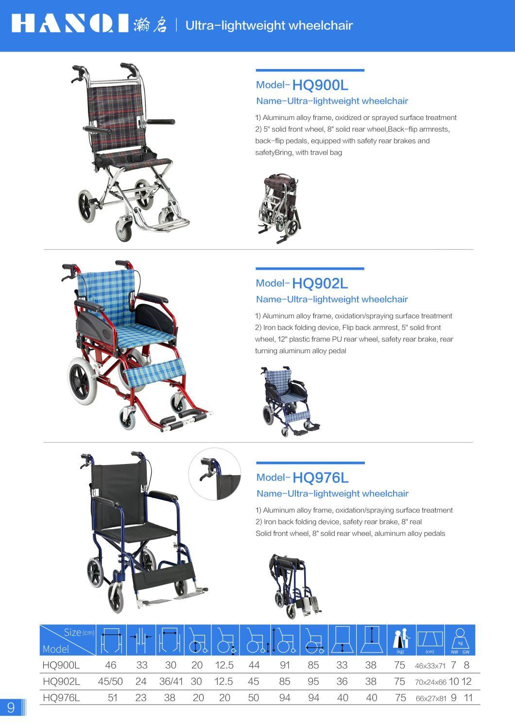 Ultralight Folding Wheelchair Pediatric Folding Wheelchairs