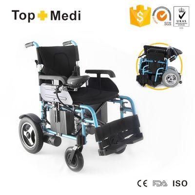 ISO Ce Certification Medical Equipment Folding Power Electric Wheelchair Price for Disabled