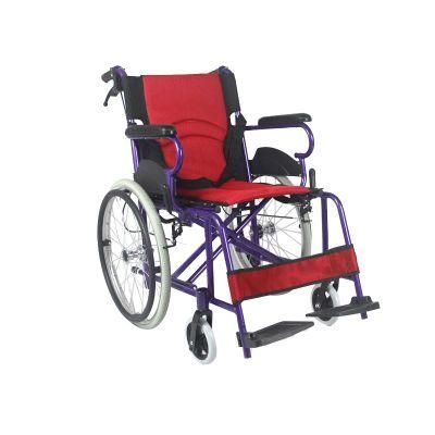 Portable Aluminum Manual Wheelchair for Elderly and Disabled