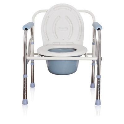 High Quality Household Commode Chair Potty Chair for Elderly and Pregnant Women Folding Shower Chair