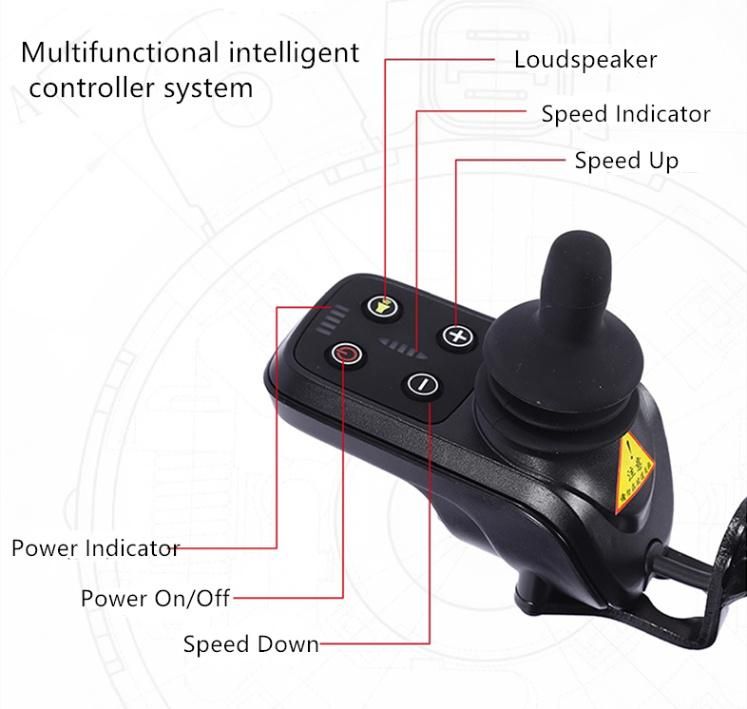 Travelling Disabled Light Foldable Electric Wheelchair