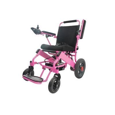 2022 Medical Equipment Travel Lightweight Foldable Electric Wheelchair