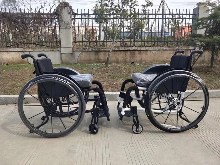 24 Inch Folding Sport Portable Wheelchair