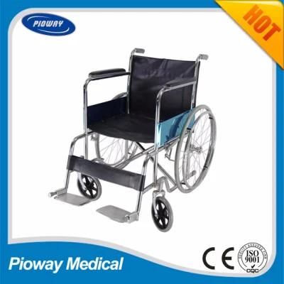 Aluminum Manual Folding Back 24&quot; Rear Wheelchair Rj-W809