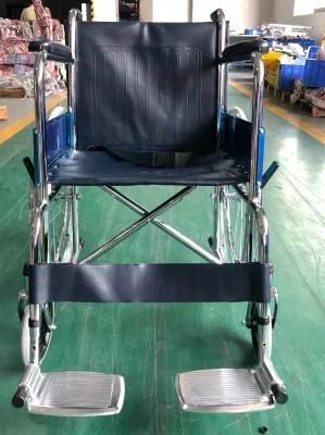 Durable Heavy Duty Manual Folding Lightweight Wheelchair for Elderly