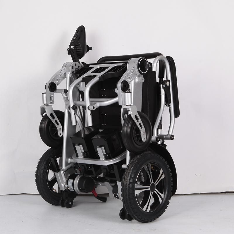Health Care Equipment Wheelchair Capable of Being Folded Automatically and Operated Easily