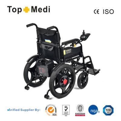 Cost Effective Electronic Folding Elderly Handicapped Motorized Wheelchair