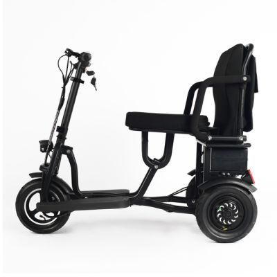 350W 48V Aluminum Adult Folding 3 Wheel Electric Handicapped Disabled Scooter