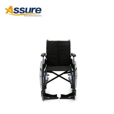 E-Throne Folding Wheelchair Electric Foldable Wheelchair for The Disabled
