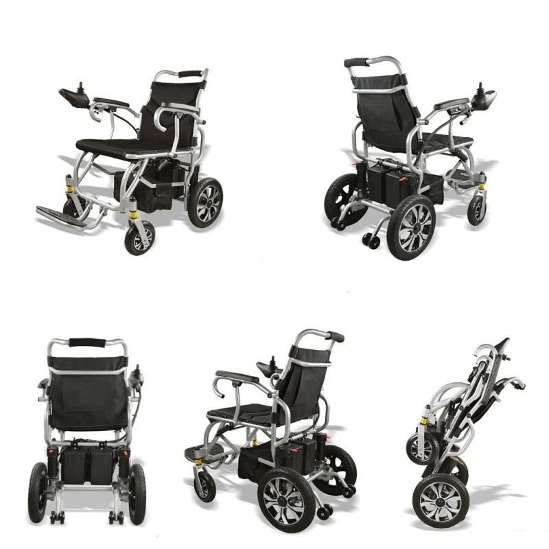 Folding Power Wheel Chair Removable Lithium Battery Health Equipment Electric Wheelchair