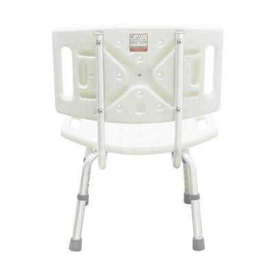 Durable Lightweight Aluminum Adjustable Bathroom Chair Shower