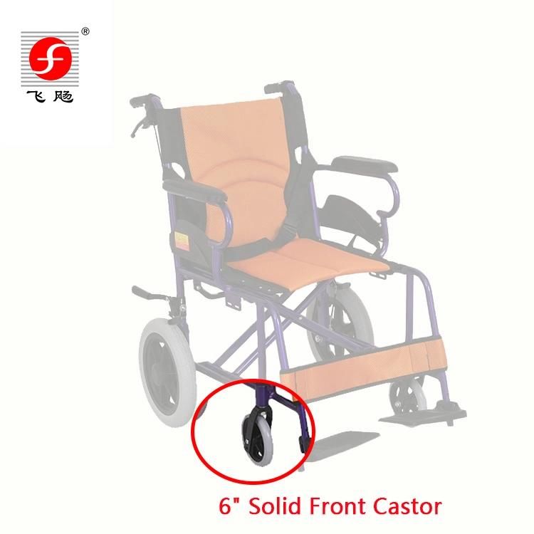 Medical Aluminum Manual Wheelchair Safe for Disabled