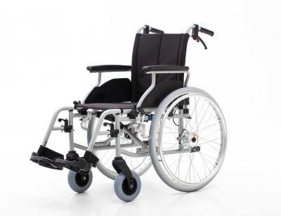 Steel Manual, Light Weight, Wheelchair with PU Wheels (YJ-037C)