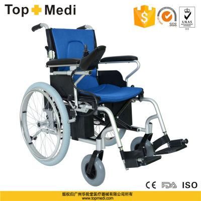 Topmedi Aluminum Foldable Standard Electric Power Wheelchair