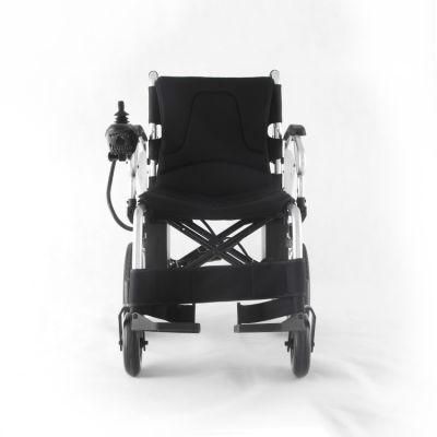 Elderly Equipment Transfer Aluminum Portable Power Motor Foldable Electric Wheelchair