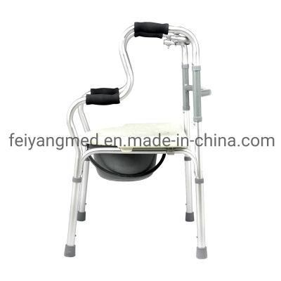Adjustable Aluminum Bath Chair Hospital Nursing Walkinng Aid Commode