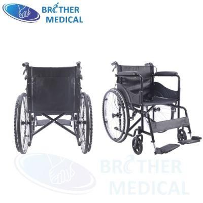 CE / ISO13485 Steel Brother Medical Wheel Chair Cheap Wheelchair