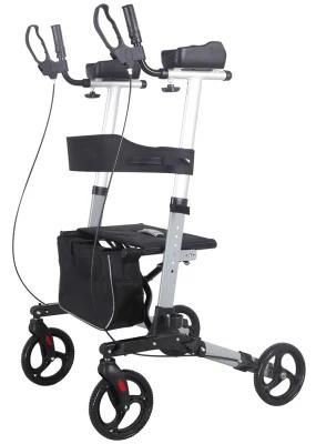 Old People Medical Rehabilitation Therapy Rollator Walker