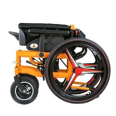 Folding Ghmed Aluminum Medical Equipment Wheel Chair Scooter Electric Wheelchair with ISO New