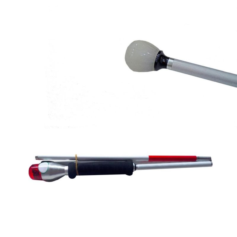 Lightweight Aluminum Blind Stick with Bal Leye Stick for Blind